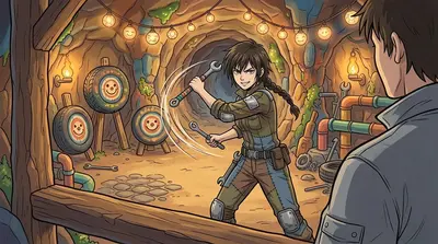 Anya, the village's protector, honed her skills with grim focus. Her movements were fluid, deadly — honed by years of fighting to protect the fragile refuge. Anya, the village's protector, honed her skills with grim focus. Her movements were fluid, deadly — honed by years of fighting to protect the fragile refuge.
