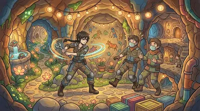 The surface dwellers, clad in ragged gear and gas masks, poured into the tunnels. A brutal firefight erupted, the air filled with the clang of metal and the… The surface dwellers, clad in ragged gear and gas masks, poured into the tunnels. A brutal firefight erupted, the air filled with the clang of metal and the…