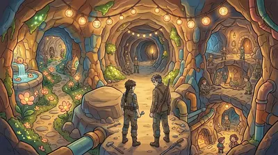 "You don't understand! We're starving. There's nothing left on the surface," Marcus pleaded. But Anya remembered what their father always said: "'Darkness… "You don't understand! We're starving. There's nothing left on the surface," Marcus pleaded. But Anya remembered what their father always said: "'Darkness…