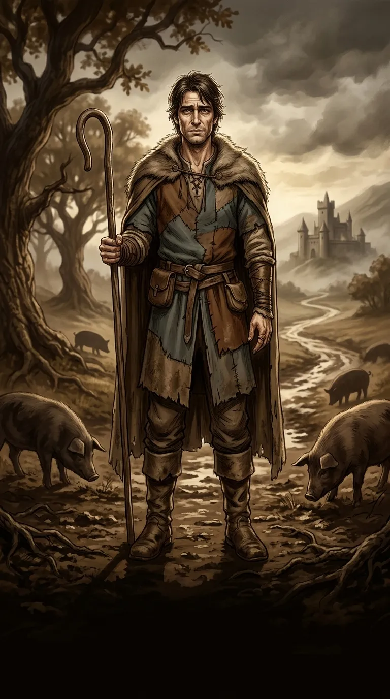 The Swineherd — 图书封面 — Wonder Tales