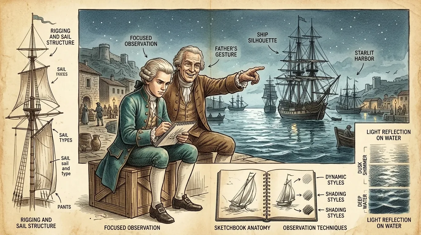 Young Jean-Honoré, barely a teenager, sketched furiously by the harbor. The air buzzed with the cries of gulls and the salty tang of the sea. Young Jean-Honoré, barely a teenager, sketched furiously by the harbor. The air buzzed with the cries of gulls and the salty tang of the sea.