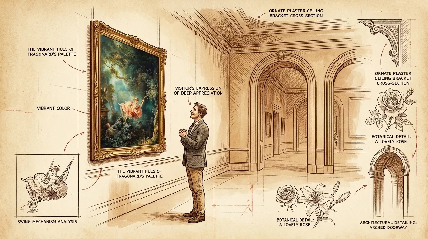 Today, 'The Swing' hangs in the Wallace Collection in London, a testament to Fragonard's enduring genius. It reminds us that even in the most turbulent times… Today, 'The Swing' hangs in the Wallace Collection in London, a testament to Fragonard's enduring genius. It reminds us that even in the most turbulent times…