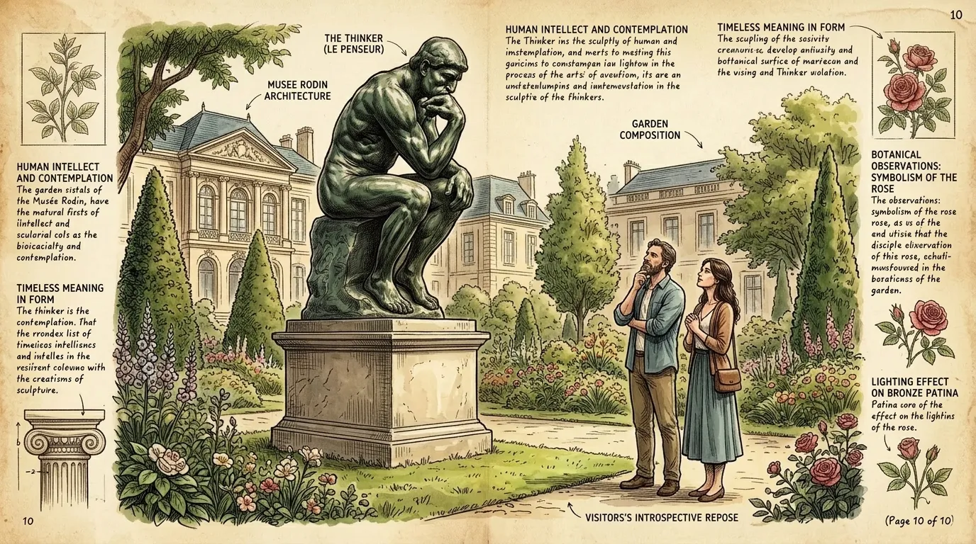 Düşünen Adam, insan zekasının gücüne bir kanıt olarak Musée Rodin'in bahçelerinde duruyor. Sayısız ziyaretçi, onun anlamını düşünmüş, formunda teselli, ilham ve…