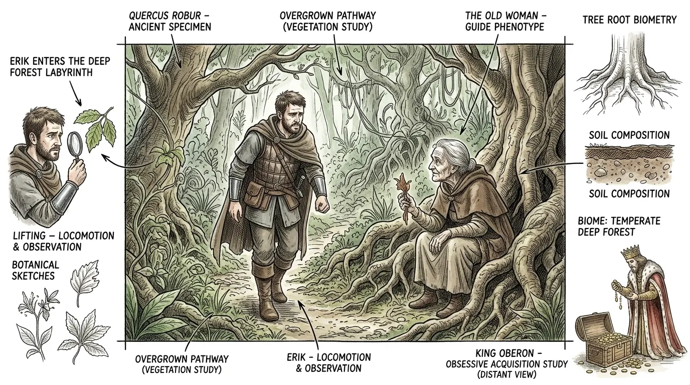 The Tinderbox — page 2 illustration — Wonder Tales The Tinderbox — page 2 illustration — Wonder Tales