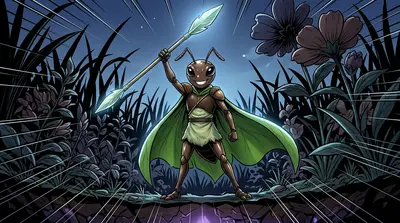 Kai vowed to protect his home, no matter the cost. He raised his sword to the sky. He was ready. "For my people, for our home!" he exclaimed. Kai vowed to protect his home, no matter the cost. He raised his sword to the sky. He was ready. "For my people, for our home!" he exclaimed.