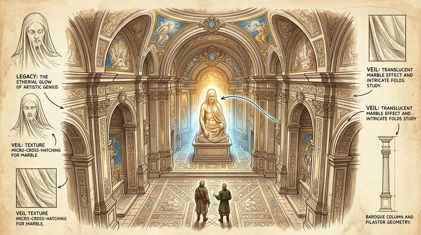 Siglos después, el Cristo Velado continúa inspirando asombro y admiración. El espíritu de Giuseppe Sanmartino perdura en la Cappella Sansevero, su obra maestra…