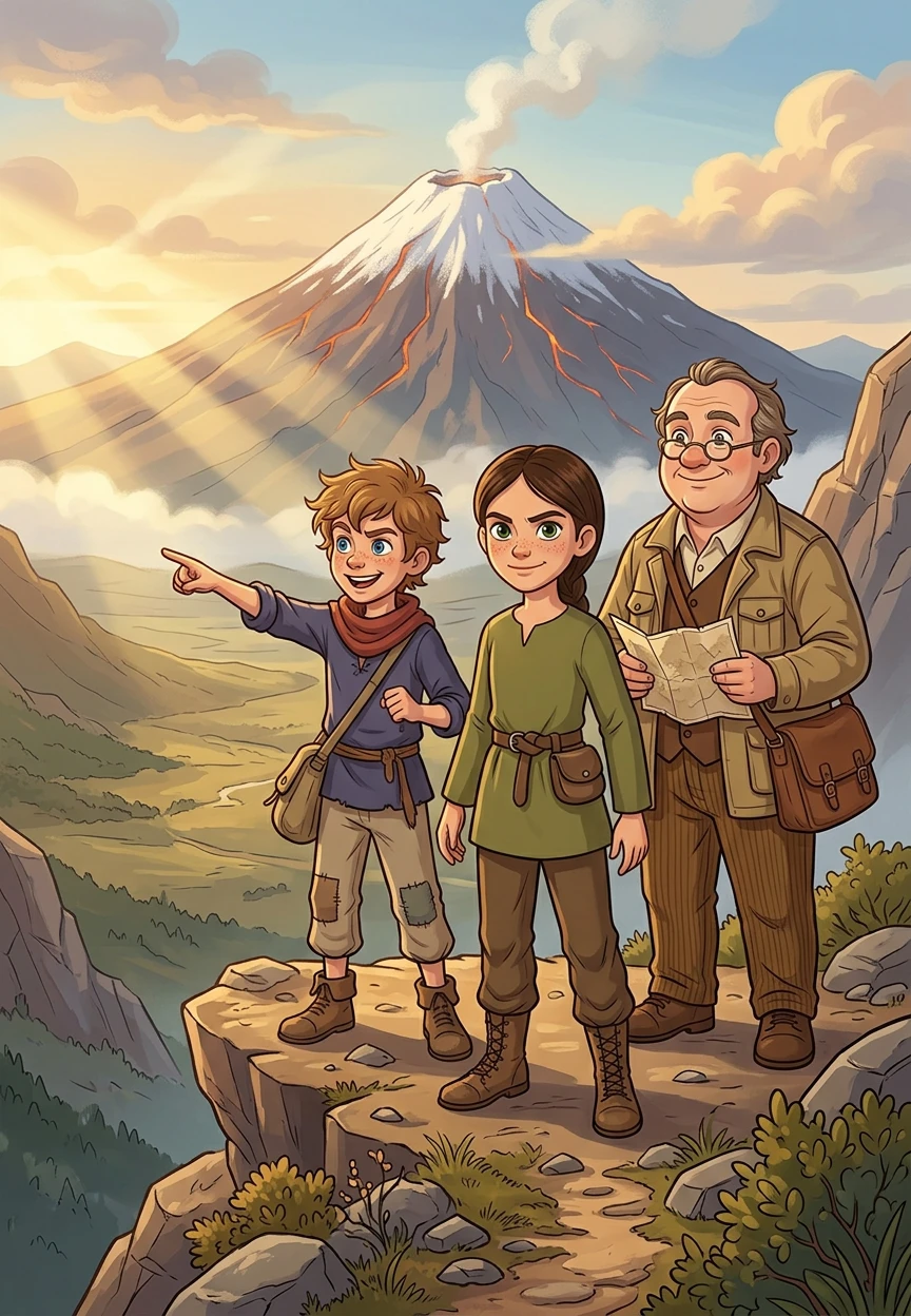 Cover of The Volcano Explorers