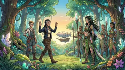 "We come in peace," Elara called out, her voice echoing through the Sky-Garden. She stepped forward, her hands raised in a gesture of surrender. "We come in peace," Elara called out, her voice echoing through the Sky-Garden. She stepped forward, her hands raised in a gesture of surrender.