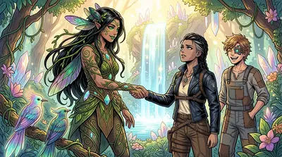 The Emerald-Eyed leader smiled. "We will help you, Elara," she said. "We will teach you our ways, and share our resources. The Emerald-Eyed leader smiled. "We will help you, Elara," she said. "We will teach you our ways, and share our resources.