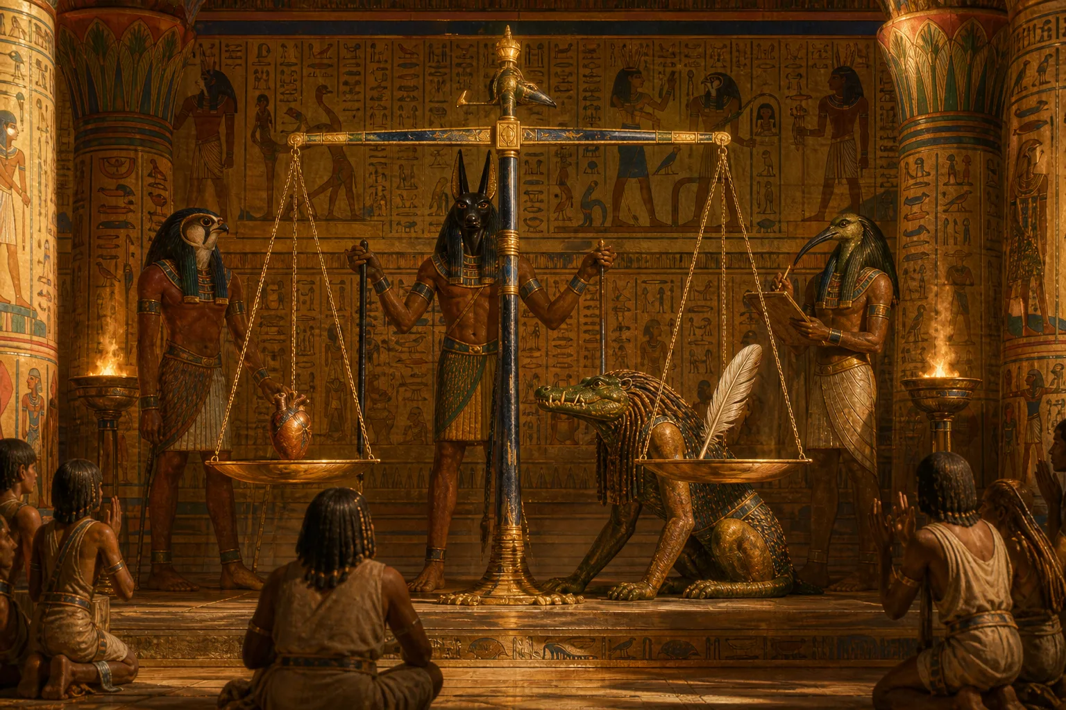 The Weighing of the Heart — book cover — Wonder Egypt