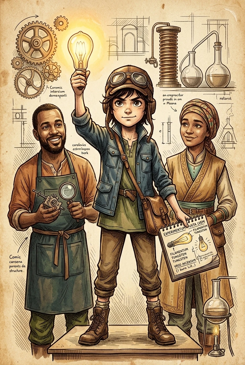 Cover of Thomas Edison and the Light Bulb