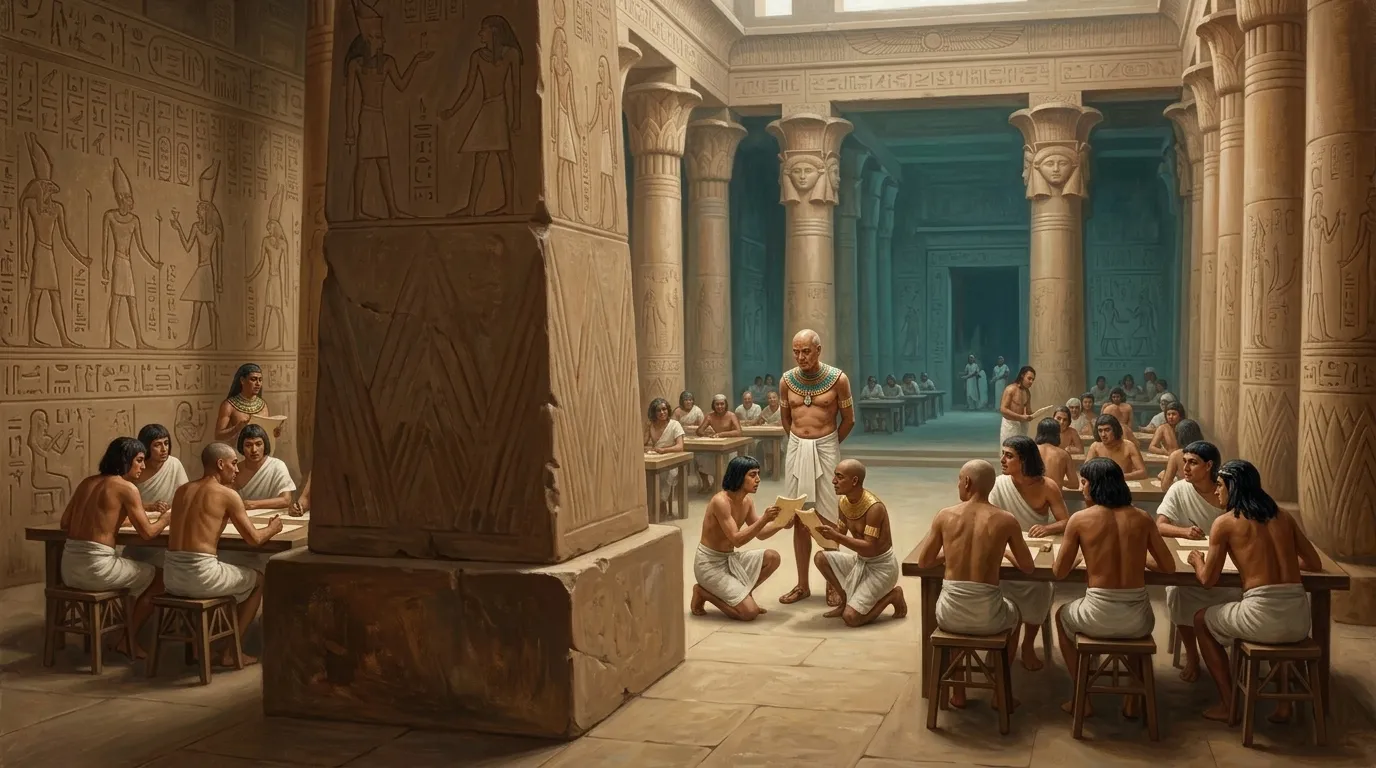 At the dawn of the Ptolemaic Period, in the vast, echoing halls of the Temple of Hathor at Dendera, the air is cool and redolent with the scent of aged papyrus…