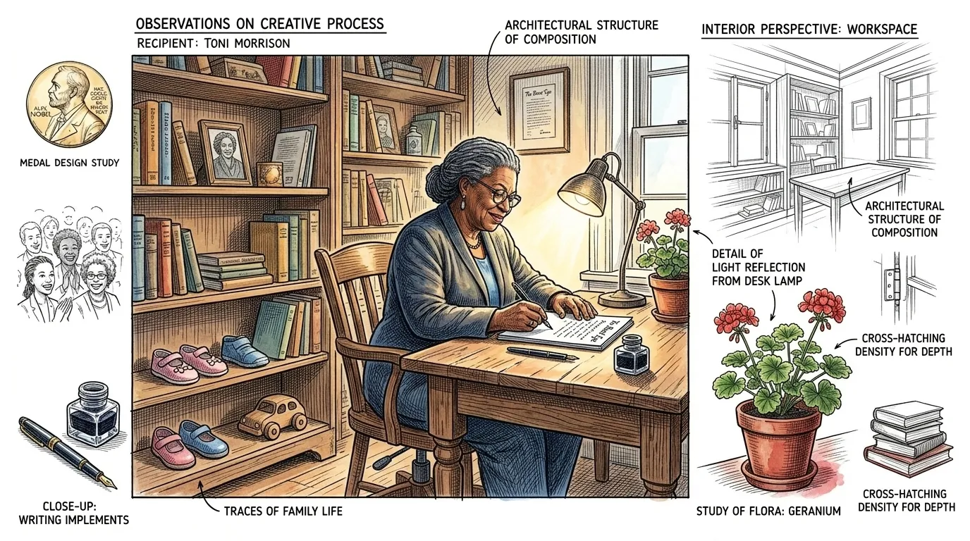 在培养其他作家职业生涯的同时，莫里森也滋养着自己日益成熟的创作之声。一九七零年，三十九岁的她出版了第一部小说《最蓝的眼睛》。