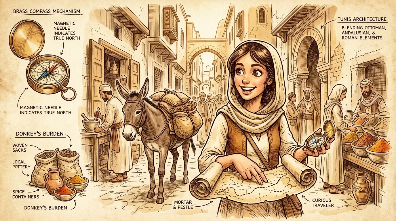 مدينة تونس العتيقة، أحد مواقع التراث العالمي لليونسكو، تنبض بالحياة، وأزقتها المتعرجة تردد صدى قرون من التجارة والتقاليد. مدينة تونس العتيقة، أحد مواقع التراث العالمي لليونسكو، تنبض بالحياة، وأزقتها المتعرجة تردد صدى قرون من التجارة والتقاليد.