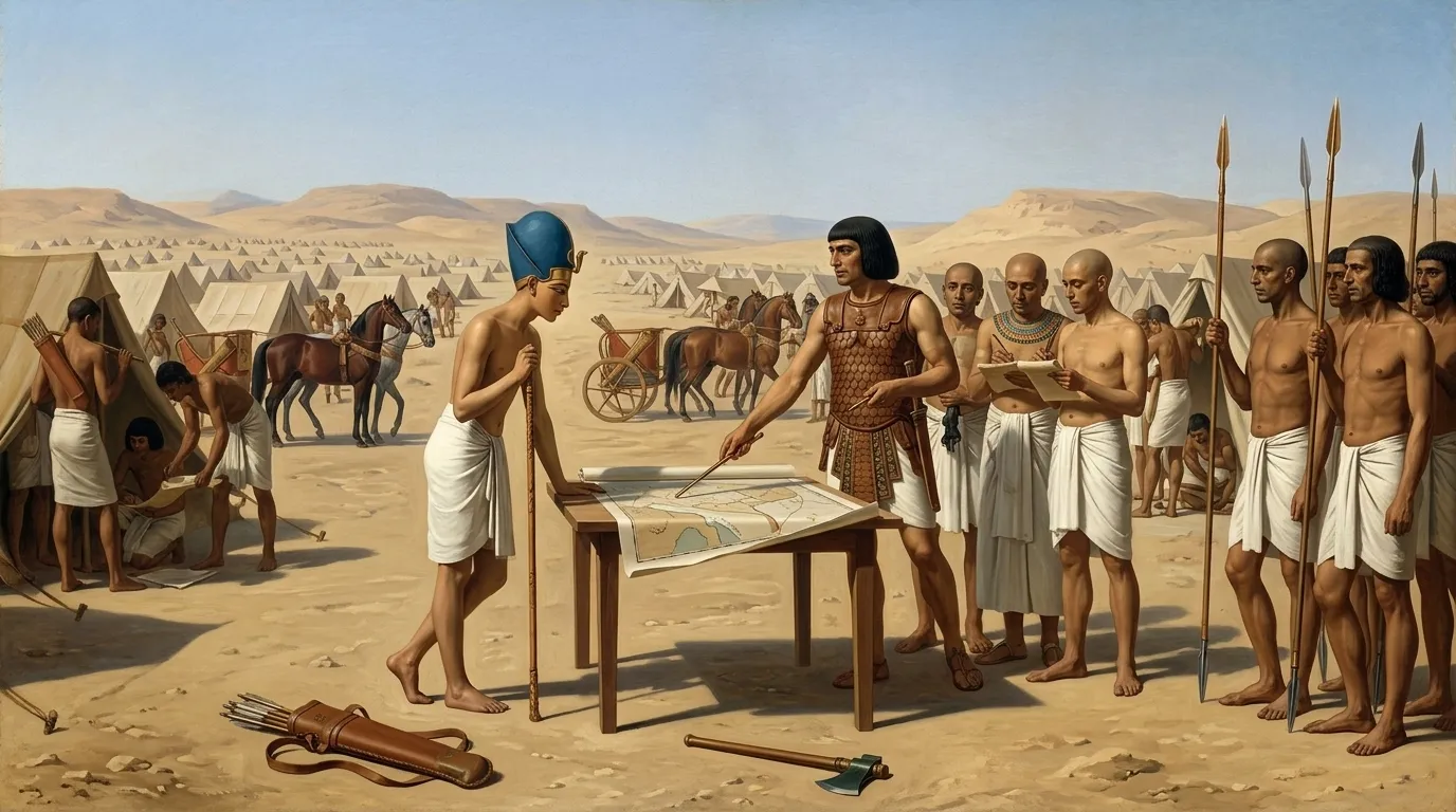 Beyond the southern frontier, in a sprawling desert encampment where the wind whipped sand across hundreds of small tents, the rhythmic clang of blacksmiths'…