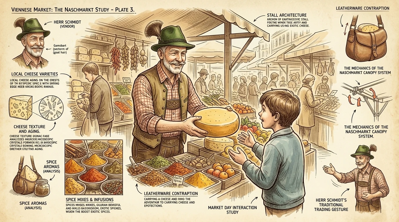 The Naschmarkt is Vienna's largest open-air market, offering a vibrant array of food stalls and international flavors. Vendors sell everything from fresh…