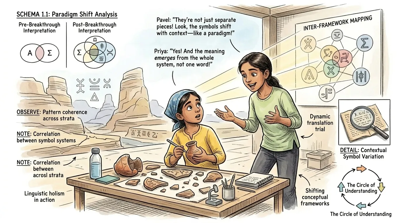 'So, a new discovery can make us look at everything differently?' Priya…