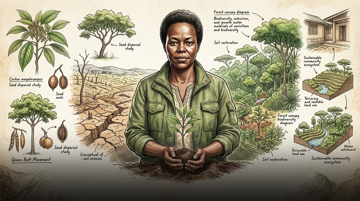 Wangari Maathai — 图书封面 — Wonder People
