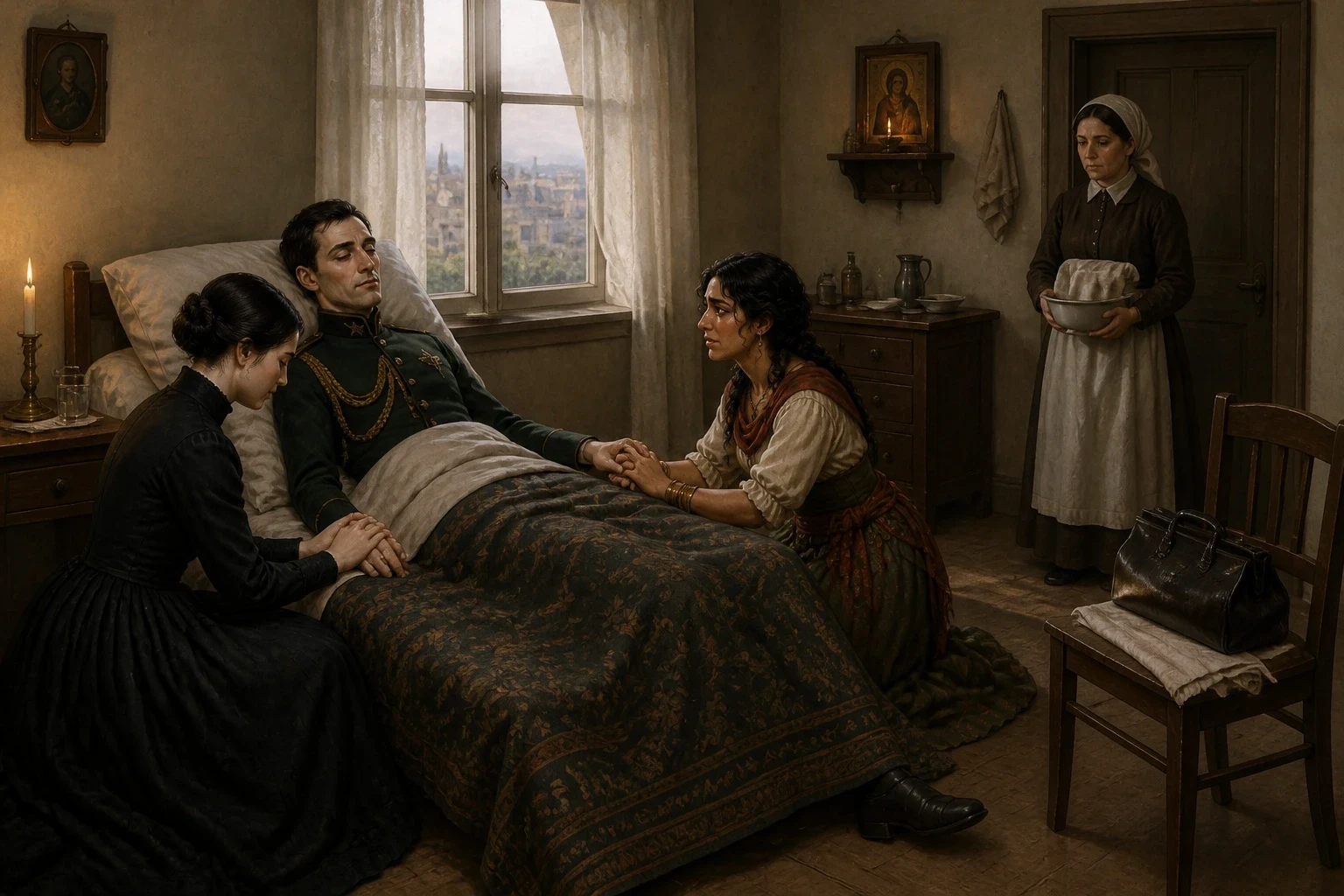 The wounded Andrei was carried slowly away from the fighting with the retreating army, and by chance, in the town of Yaroslavl, his path crossed that of the… The wounded Andrei was carried slowly away from the fighting with the retreating army, and by chance, in the town of Yaroslavl, his path crossed that of the…