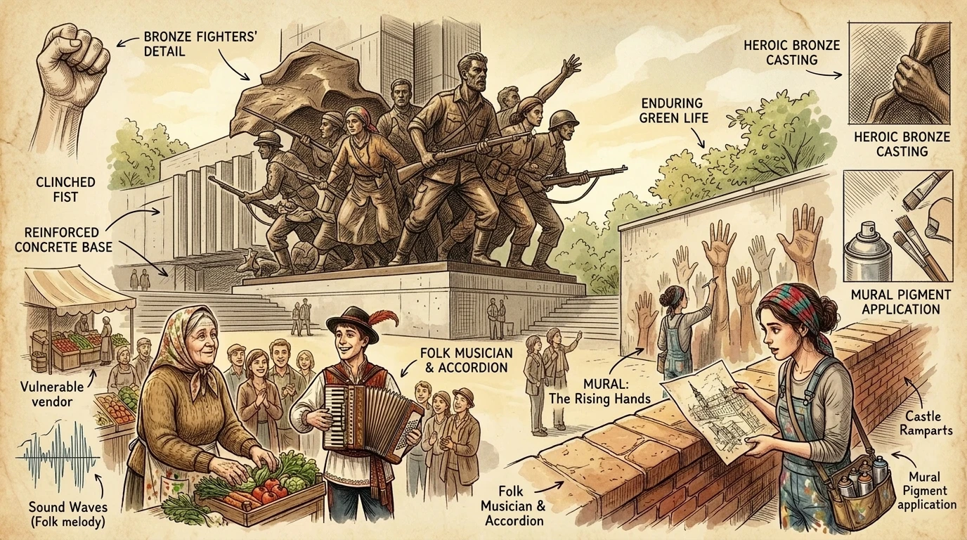 El Monumento al Levantamiento de Varsovia se erige como un conmovedor recordatorio del trágico pasado de la ciudad. Honra a los valientes combatientes de la… El Monumento al Levantamiento de Varsovia se erige como un conmovedor recordatorio del trágico pasado de la ciudad. Honra a los valientes combatientes de la…
