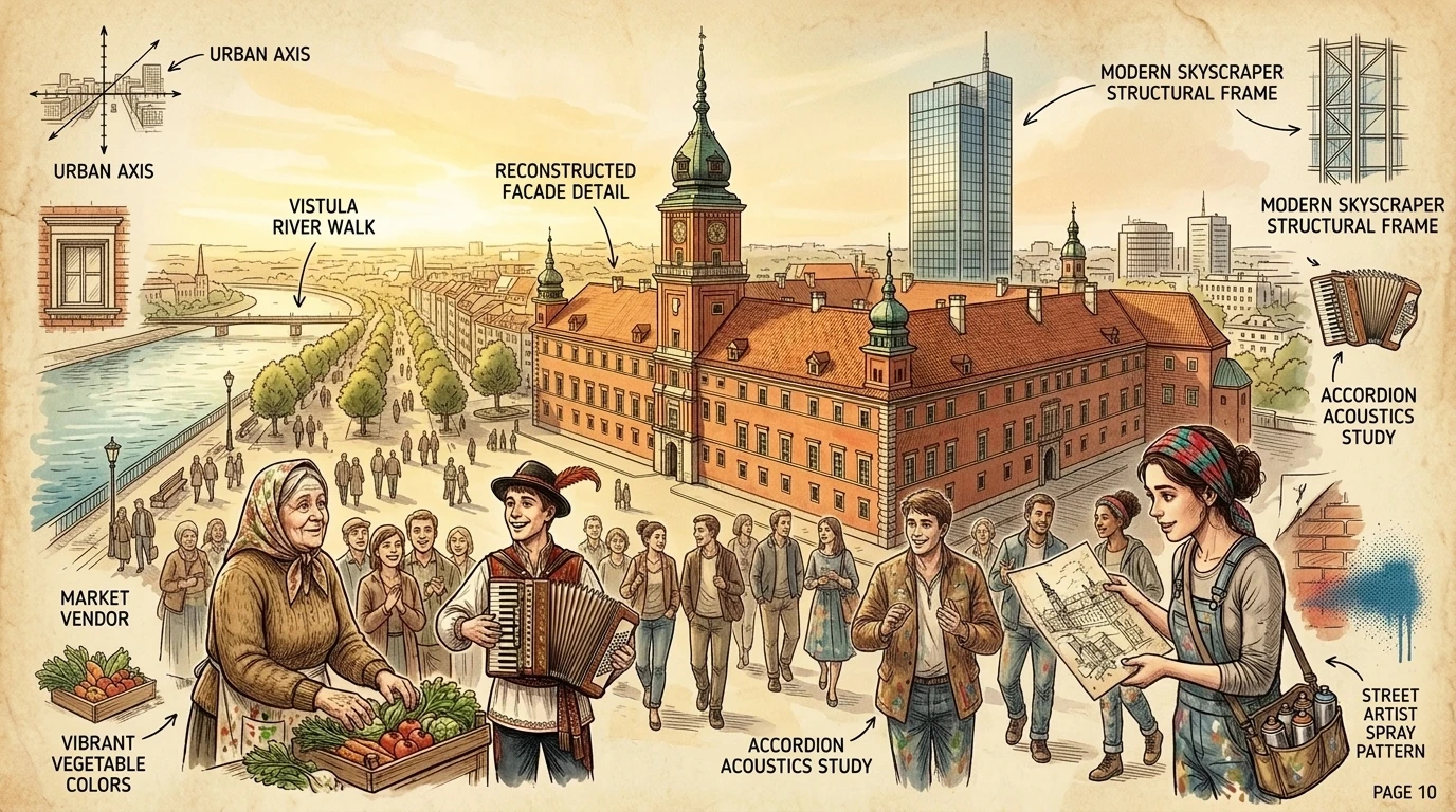 Varsovia se erige como un faro de resiliencia, una ciudad que ha superado inmensas adversidades. Su mezcla de reconstrucción histórica y desarrollo moderno… Varsovia se erige como un faro de resiliencia, una ciudad que ha superado inmensas adversidades. Su mezcla de reconstrucción histórica y desarrollo moderno…