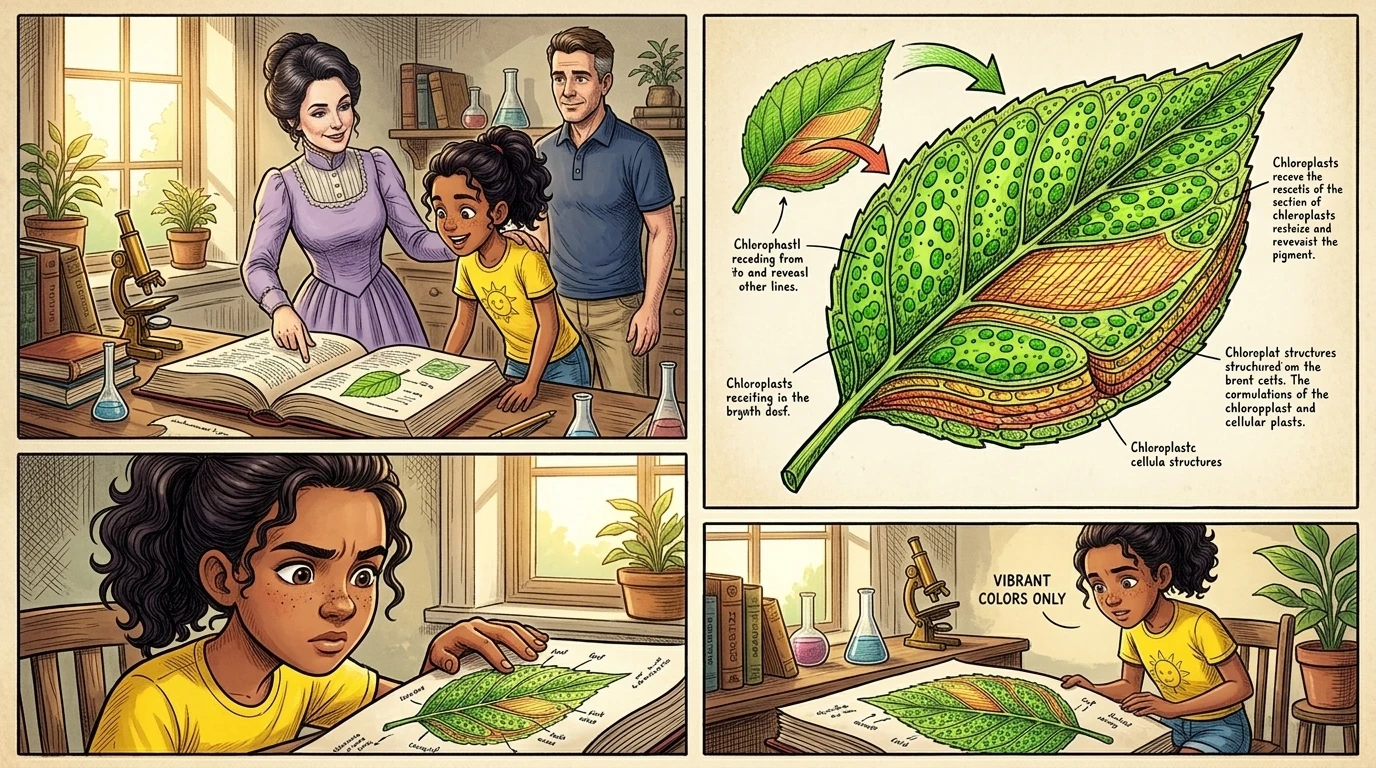 Why Leaves Change Color — page 6 illustration — Wonder Science