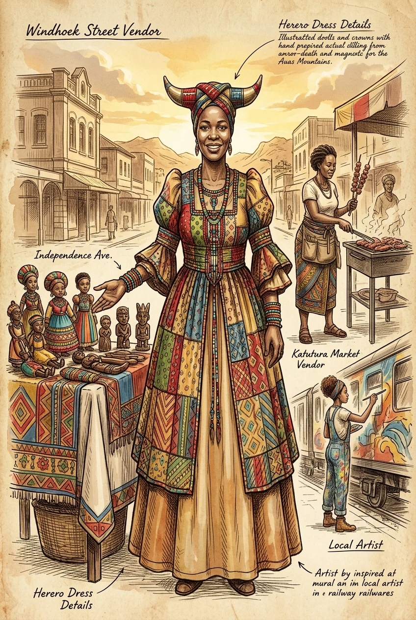 Windhoek, Namibia — обложка книги — Wonder Travel