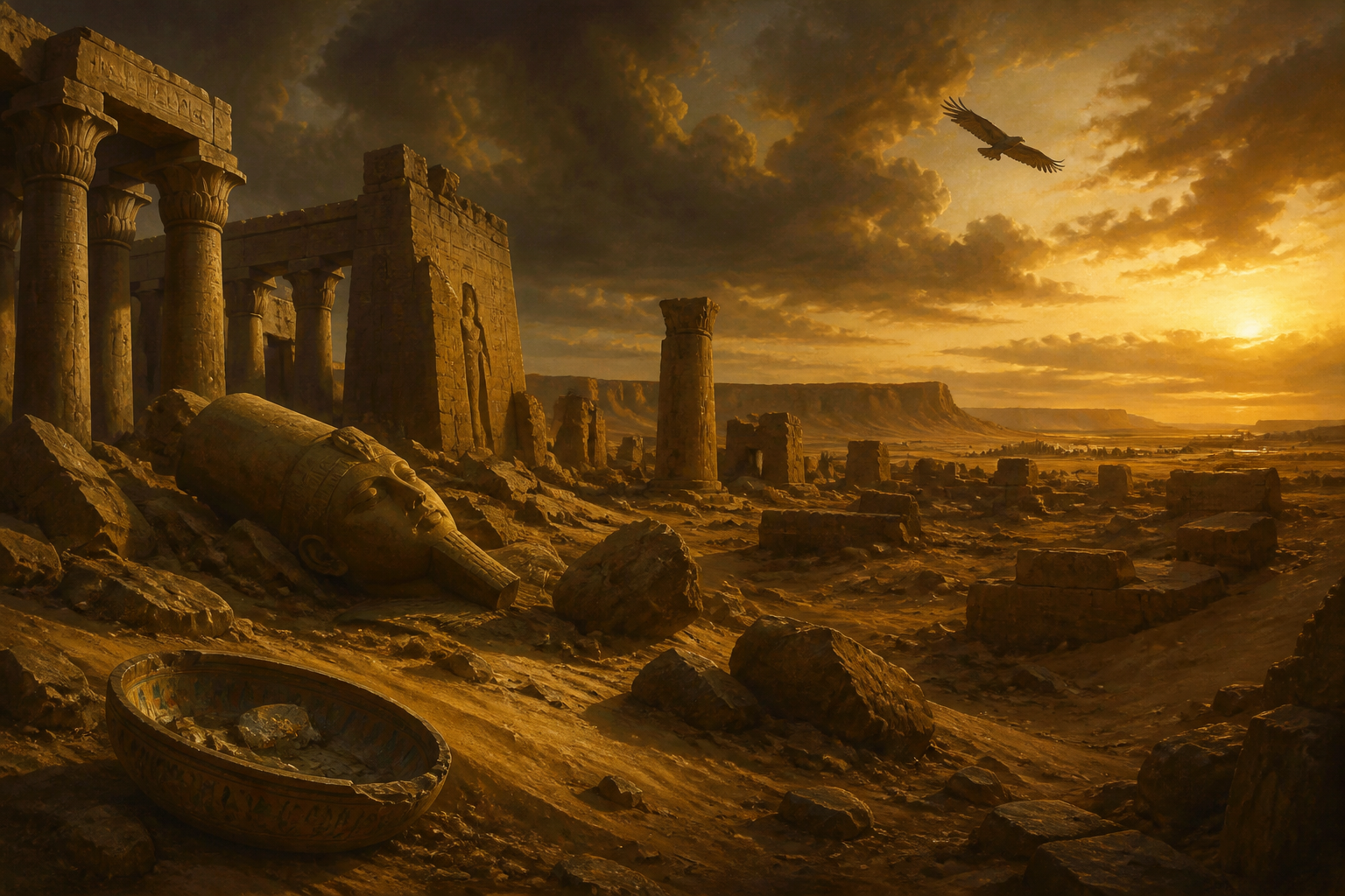 Over time, the once-bustling city of Amarna falls into disarray. The streets, once filled with artisans and traders, now echo with whispers of the past. Over time, the once-bustling city of Amarna falls into disarray. The streets, once filled with artisans and traders, now echo with whispers of the past.