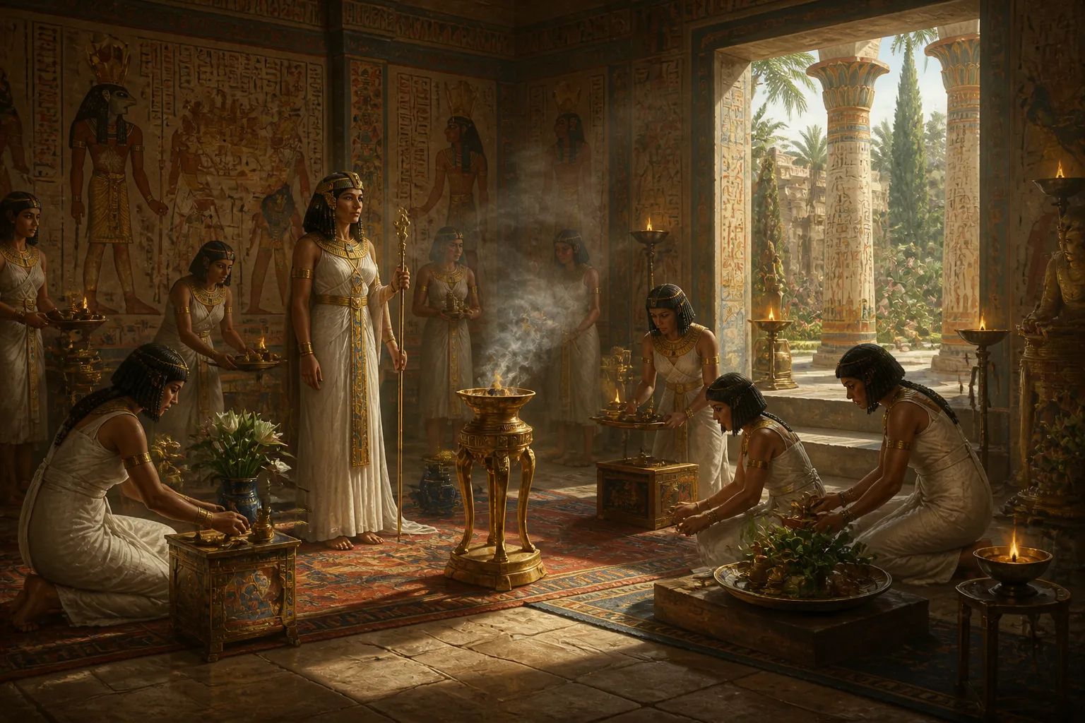 The institution of the God’s Wives of Amun was a powerful religious office, primarily held by royal women who played crucial roles within the temple. The institution of the God’s Wives of Amun was a powerful religious office, primarily held by royal women who played crucial roles within the temple.