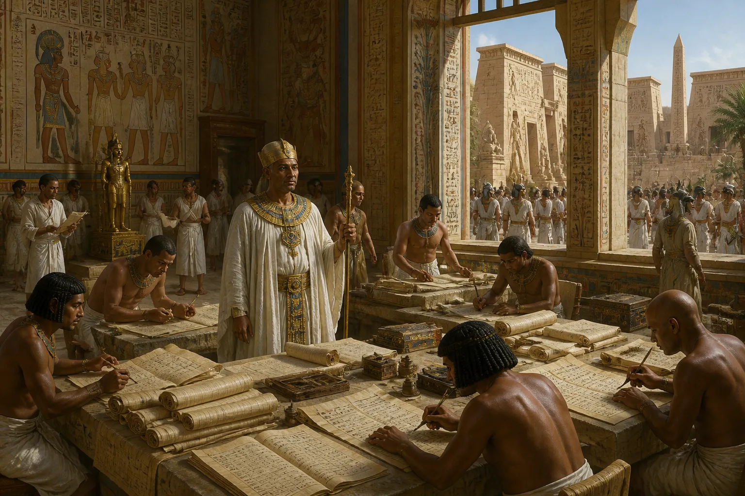 During the height of the New Kingdom, the priesthood of Amun wielded unprecedented power. The grand temple complex at Karnak stood as a testament to their… During the height of the New Kingdom, the priesthood of Amun wielded unprecedented power. The grand temple complex at Karnak stood as a testament to their…