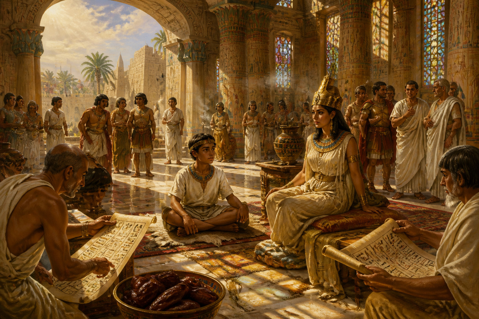 Amidst the opulence of Cleopatra's court, a young boy stands at the threshold of history. Caesarion, son of Julius Caesar and Cleopatra, is groomed for future… Amidst the opulence of Cleopatra's court, a young boy stands at the threshold of history. Caesarion, son of Julius Caesar and Cleopatra, is groomed for future…