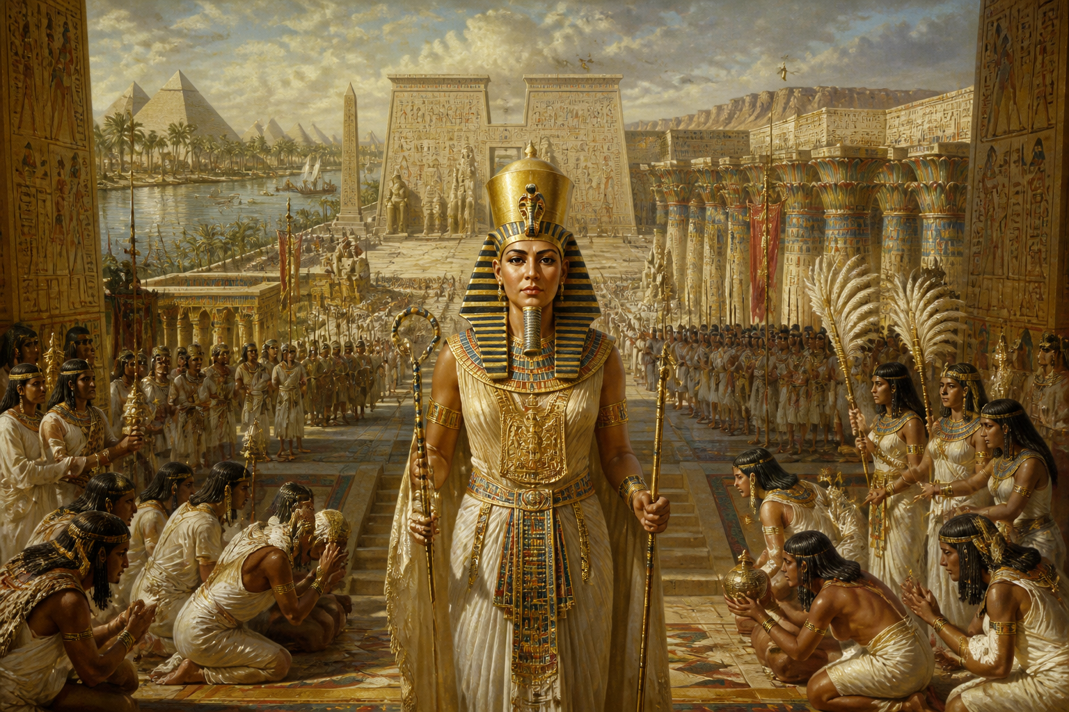 Hatshepsut — book cover — Wonder Egypt Hatshepsut — book cover — Wonder Egypt