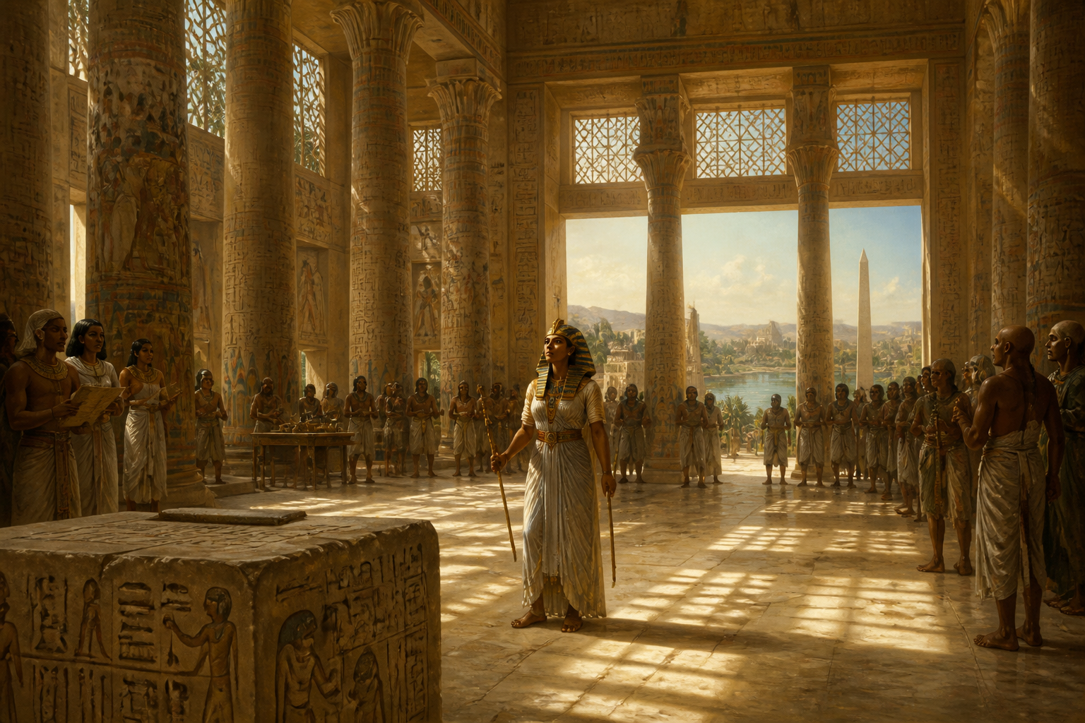 In the shadowed halls of ancient Egypt, a remarkable transformation began. Born a daughter of a pharaoh, Hatshepsut emerged not merely as a queen, but as a king… In the shadowed halls of ancient Egypt, a remarkable transformation began. Born a daughter of a pharaoh, Hatshepsut emerged not merely as a queen, but as a king…