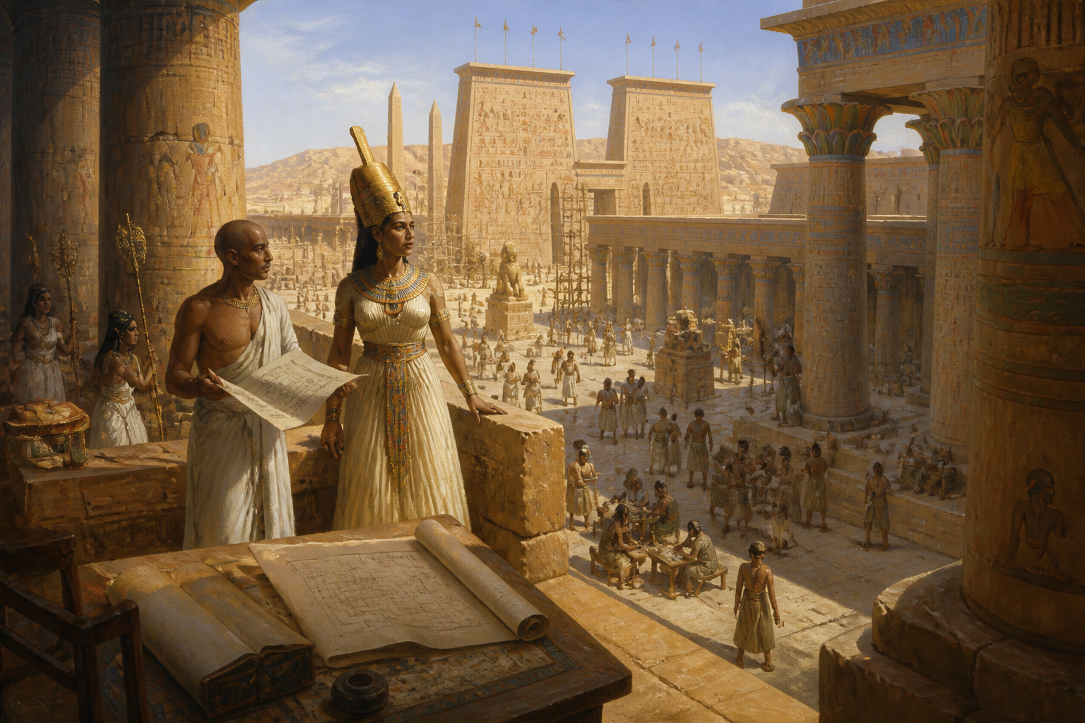 In the early years of her rule, Hatshepsut assumed the role of regent for the young Thutmose III. The court, initially hesitant, slowly adapted to the presence… In the early years of her rule, Hatshepsut assumed the role of regent for the young Thutmose III. The court, initially hesitant, slowly adapted to the presence…