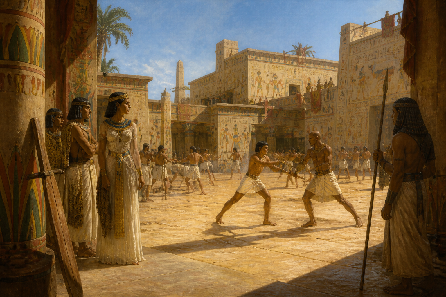As Hatshepsut's reign flourished, the presence of Thutmose III lingered in the background, a shadow of what was to come. As Hatshepsut's reign flourished, the presence of Thutmose III lingered in the background, a shadow of what was to come.