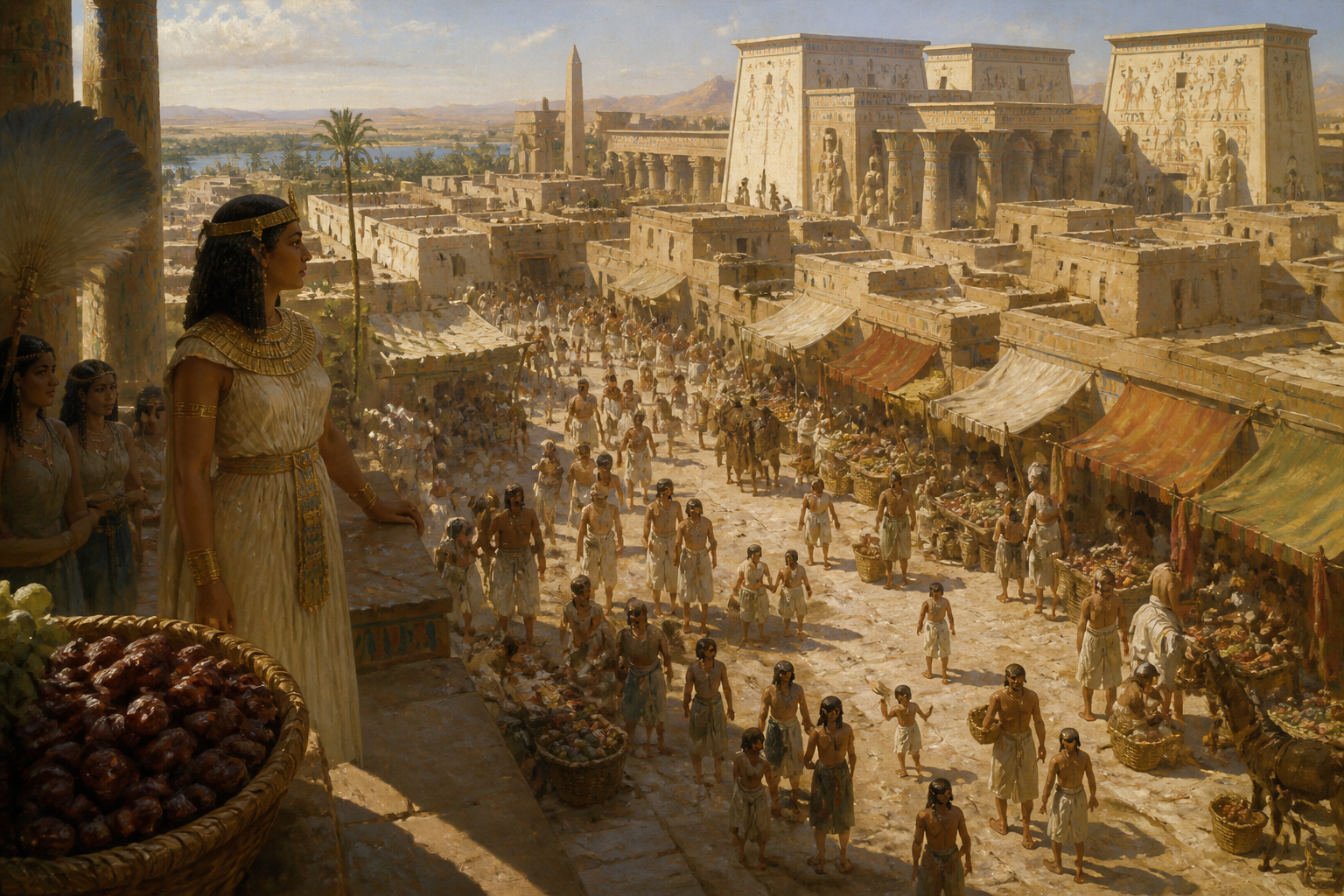Amidst the splendor of Hatshepsut's court, the voices of the common people spoke volumes about her reign. In the bustling markets of Thebes, merchants and… Amidst the splendor of Hatshepsut's court, the voices of the common people spoke volumes about her reign. In the bustling markets of Thebes, merchants and…