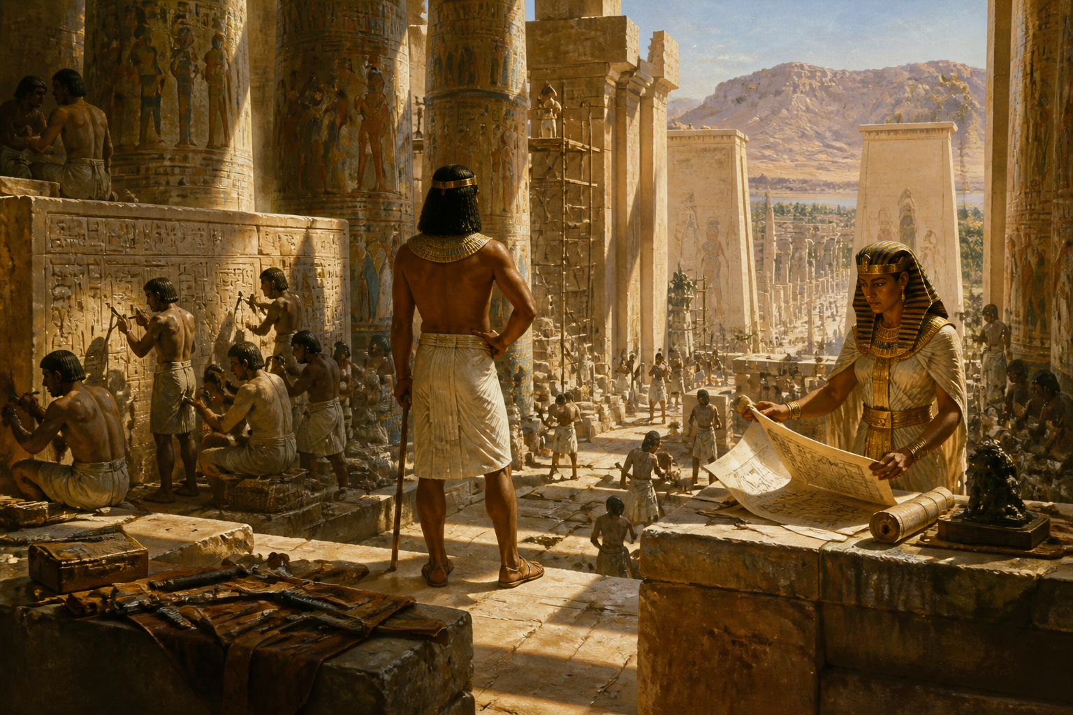 In the labyrinthine corridors of power, Senenmut stood as both architect and advisor, a figure of unyielding loyalty to Hatshepsut. In the labyrinthine corridors of power, Senenmut stood as both architect and advisor, a figure of unyielding loyalty to Hatshepsut.
