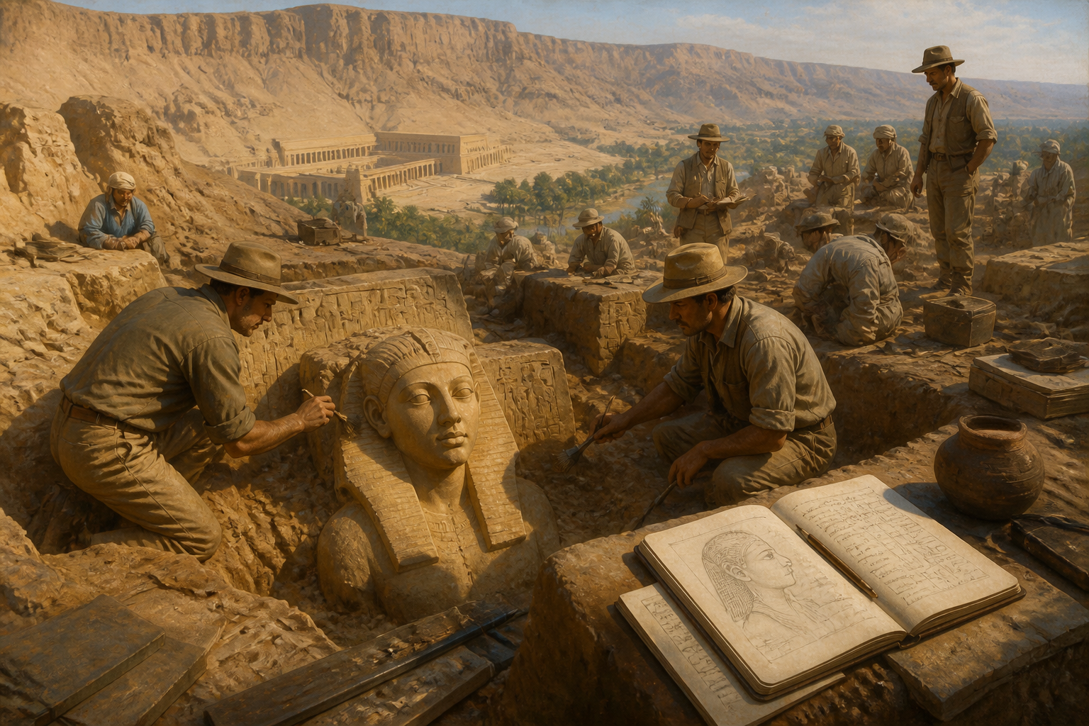 In the centuries that followed, the enigma of Hatshepsut's reign captured the imagination of scholars and historians. Archaeological discoveries in the 19th and… In the centuries that followed, the enigma of Hatshepsut's reign captured the imagination of scholars and historians. Archaeological discoveries in the 19th and…