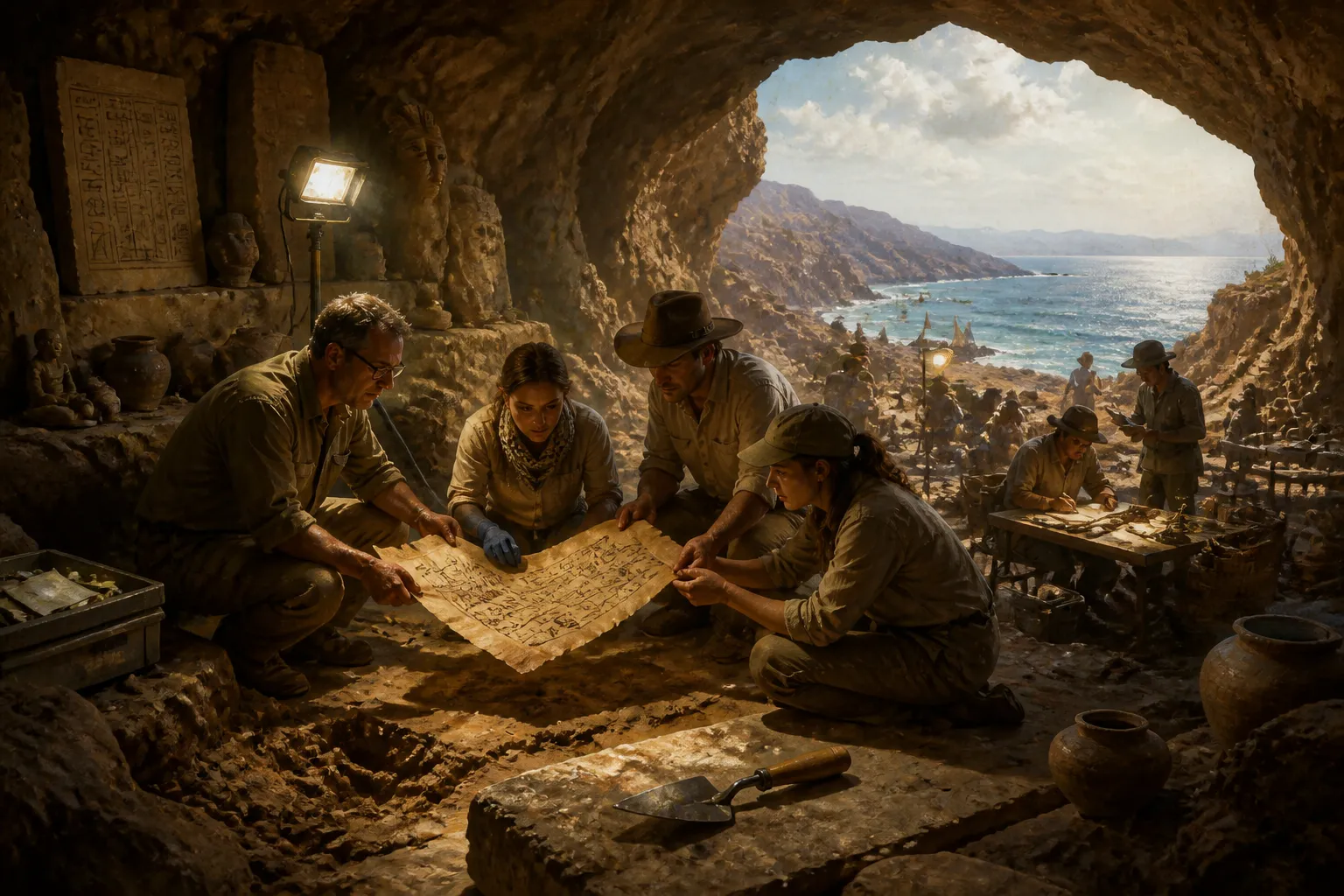 In 2013, a team of archaeologists made a groundbreaking discovery in a cave near the Red Sea. Hidden for millennia, a fragile papyrus logbook authored by Merer… In 2013, a team of archaeologists made a groundbreaking discovery in a cave near the Red Sea. Hidden for millennia, a fragile papyrus logbook authored by Merer…