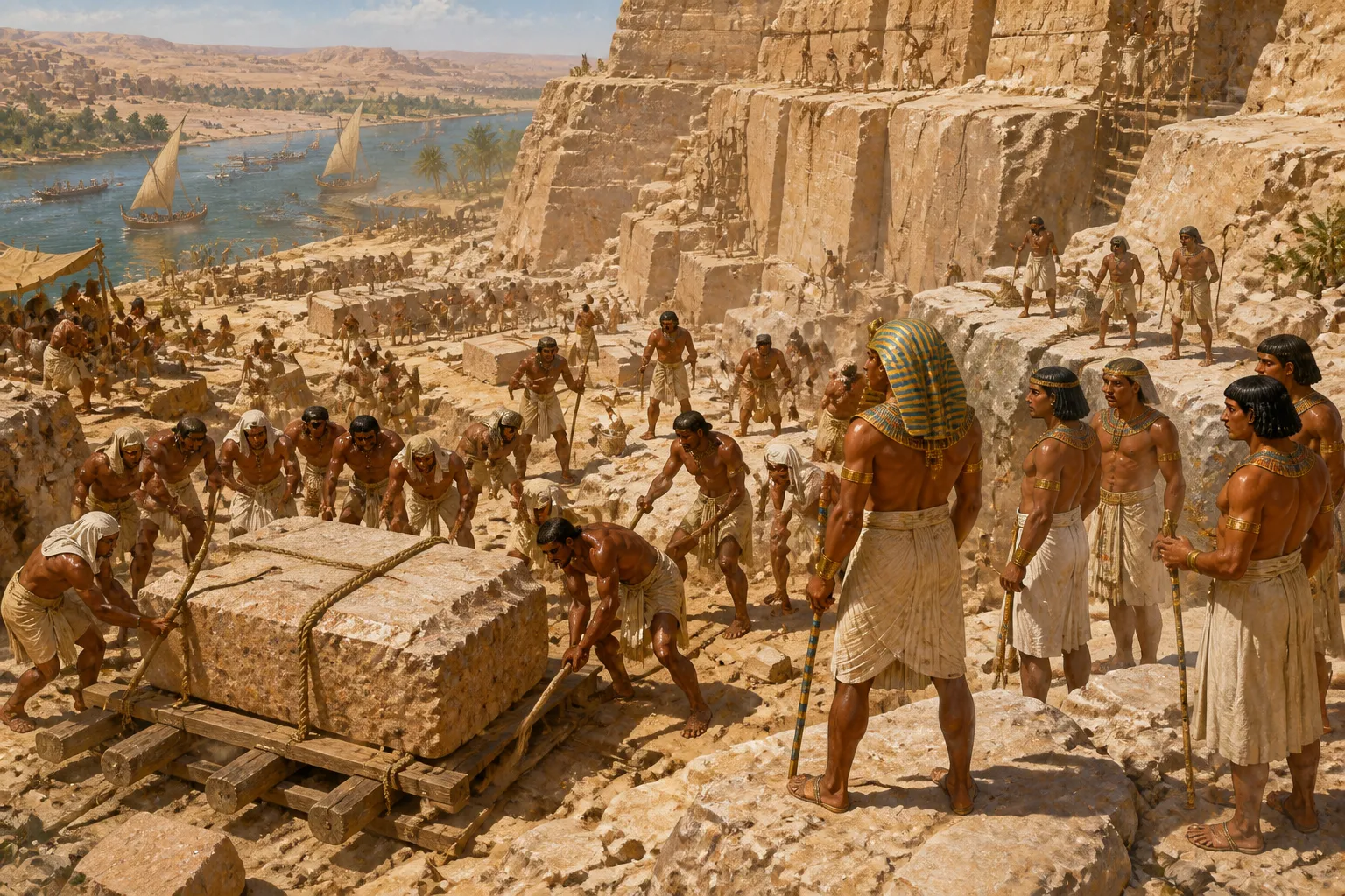 At the quarry in Aswan, the birthplace of colossal dreams, the air reverberates with the rhythmic clink of chisels—a symphony of creation. At the quarry in Aswan, the birthplace of colossal dreams, the air reverberates with the rhythmic clink of chisels—a symphony of creation.