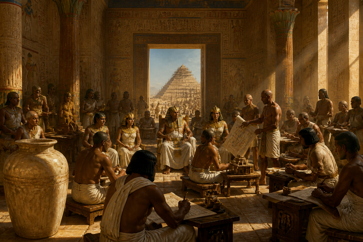 Khufu, the great pharaoh of the Fourth Dynasty of Egypt, is renowned for his ambitious dream that resulted in the Great Pyramid of Giza, a monument that would… Khufu, the great pharaoh of the Fourth Dynasty of Egypt, is renowned for his ambitious dream that resulted in the Great Pyramid of Giza, a monument that would…