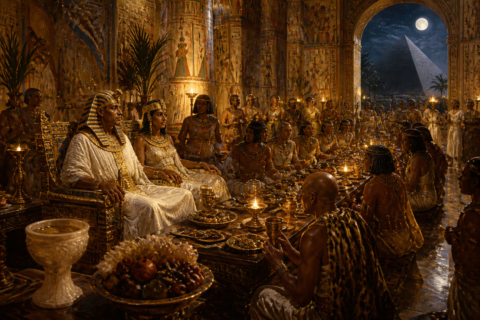 In the grand banquet hall of Giza, the court gathered to celebrate the fruits of Khufu’s labor and the promise of dynastic continuity. In the grand banquet hall of Giza, the court gathered to celebrate the fruits of Khufu’s labor and the promise of dynastic continuity.