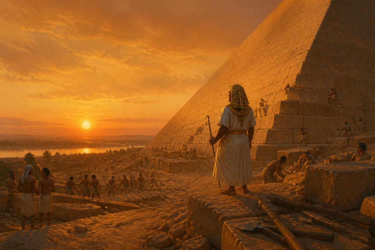 In the quiet aftermath of Khufu’s reign, the Great Pyramid stood as an eternal monument to his ambition and the ingenuity of ancient Egypt. In the quiet aftermath of Khufu’s reign, the Great Pyramid stood as an eternal monument to his ambition and the ingenuity of ancient Egypt.