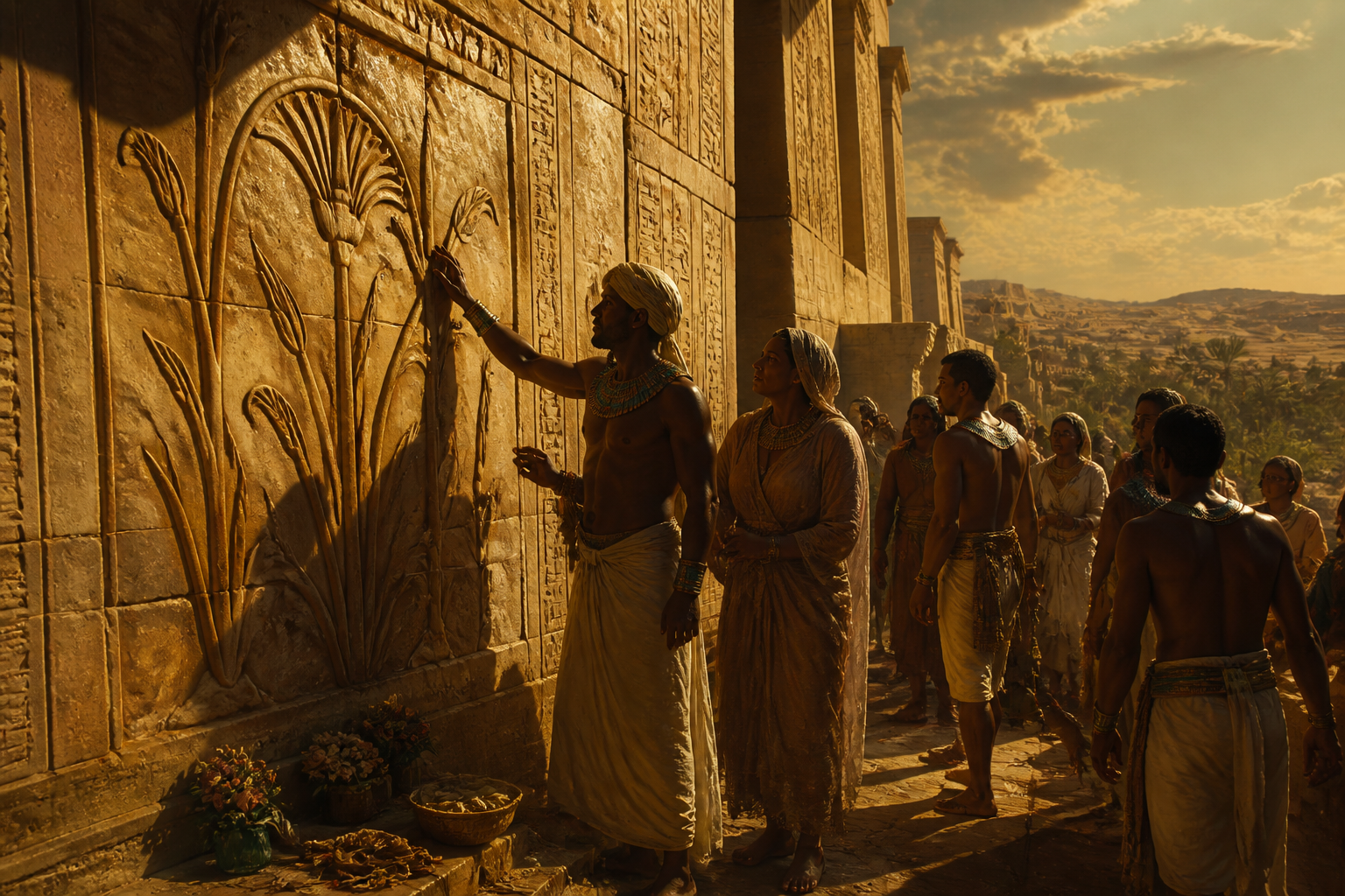 In the twilight of Narmer's reign, his legacy extends beyond the borders of Egypt. The symbolism of his unification—the intertwining of the papyrus and lotus… In the twilight of Narmer's reign, his legacy extends beyond the borders of Egypt. The symbolism of his unification—the intertwining of the papyrus and lotus…