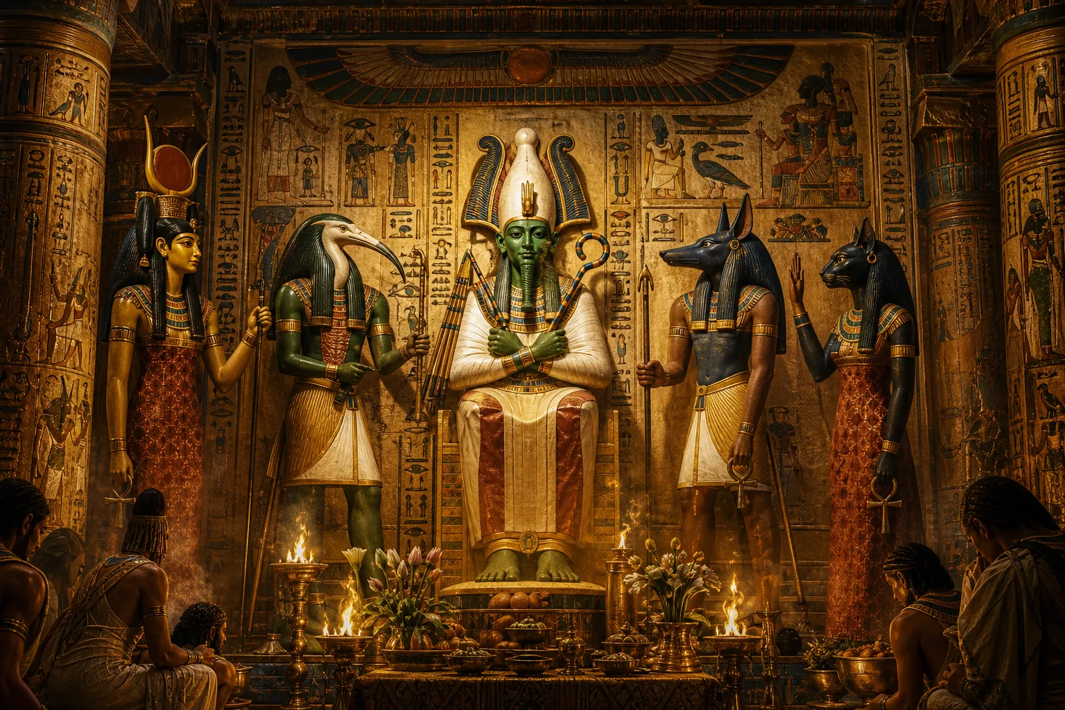 Osíris e a Corte dos Mortos — capa do livro — Wonder Egypt Osíris e a Corte dos Mortos — capa do livro — Wonder Egypt