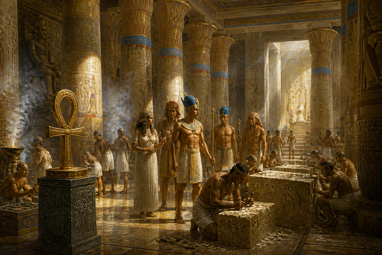 At Abydos, Seti I commissioned the Temple of Osiris, a sacred monument dedicated to the god of the afterlife. The temple was a masterpiece of sacred… At Abydos, Seti I commissioned the Temple of Osiris, a sacred monument dedicated to the god of the afterlife. The temple was a masterpiece of sacred…