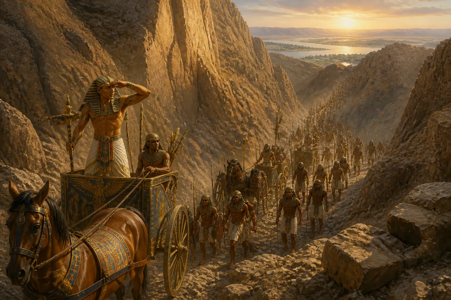 At dawn, the army assembles at the mouth of the Aruna pass, their breath visible in the cold morning air. The path ahead is treacherous, a narrow strip of rocky… At dawn, the army assembles at the mouth of the Aruna pass, their breath visible in the cold morning air. The path ahead is treacherous, a narrow strip of rocky…