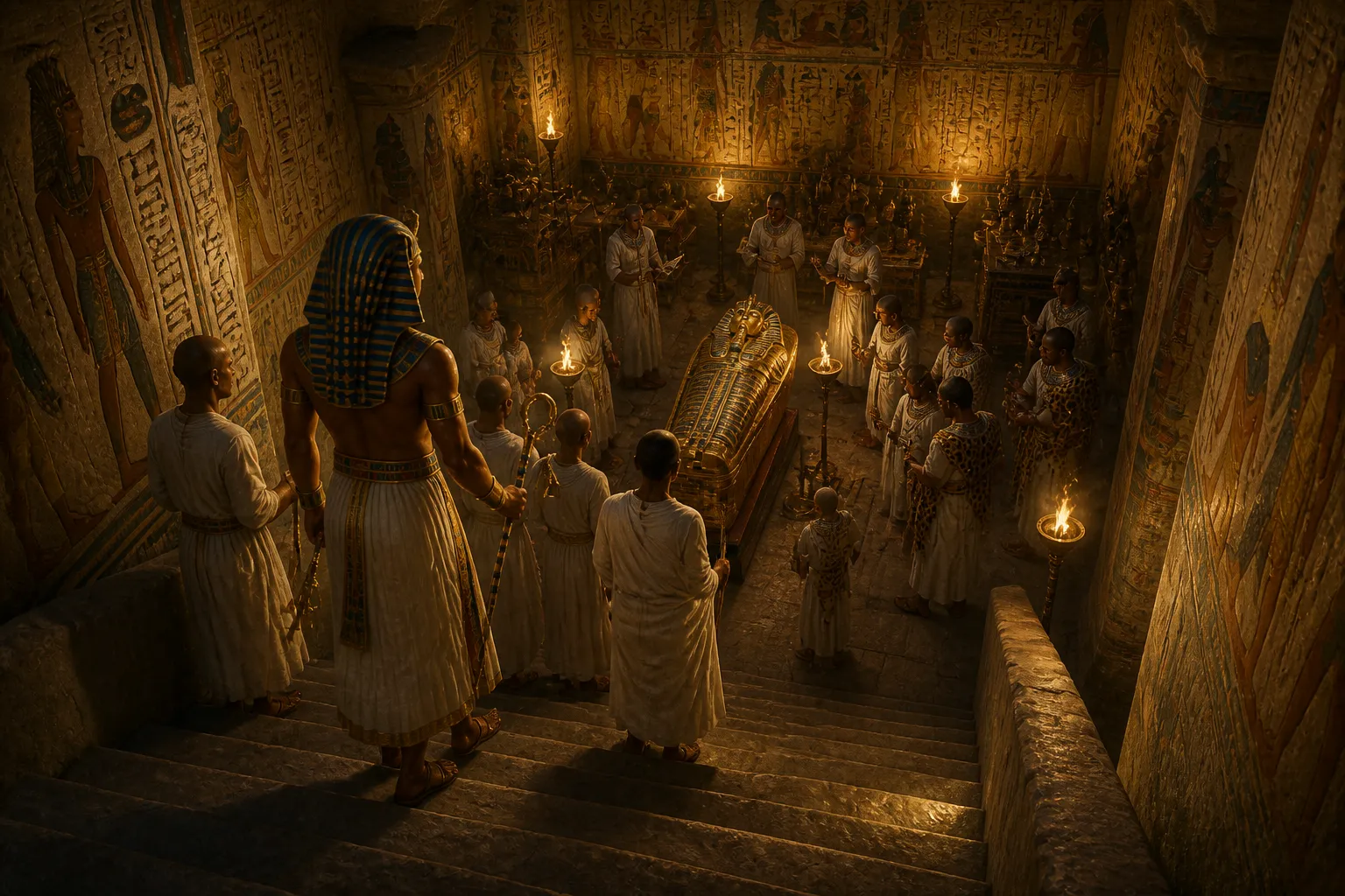 In the sacred Valley of the Kings, beneath the shadowy embrace of the towering cliffs, lies the tomb of Thutmose III. The burial chamber, a marvel of… In the sacred Valley of the Kings, beneath the shadowy embrace of the towering cliffs, lies the tomb of Thutmose III. The burial chamber, a marvel of…
