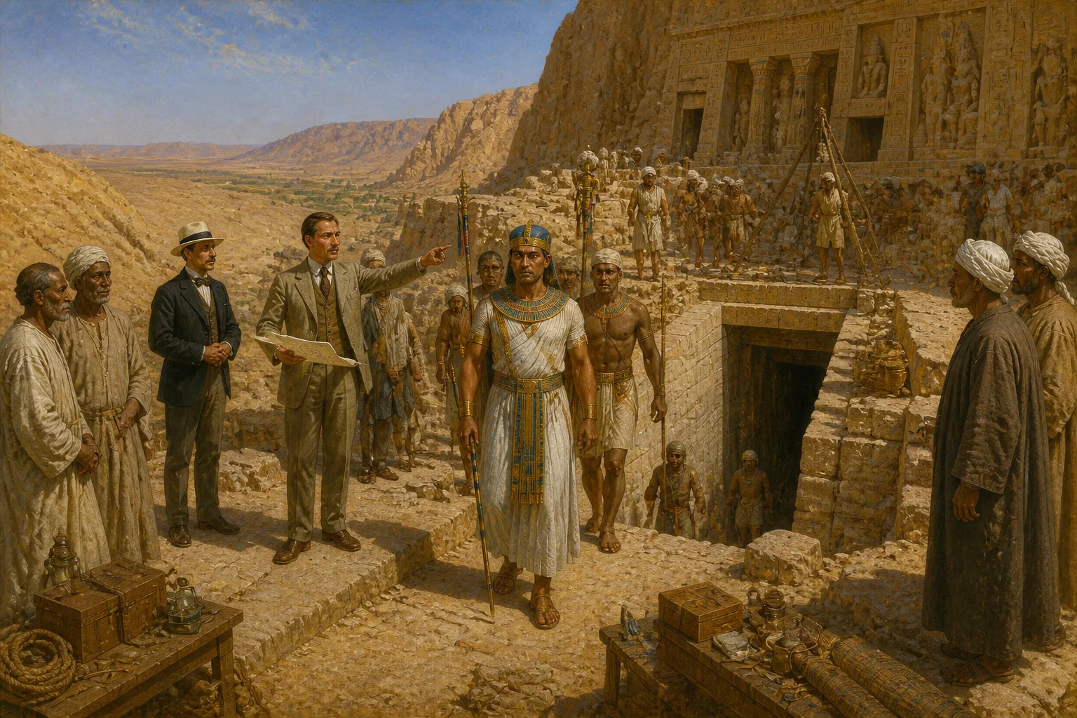 As the mystery surrounding the hidden cache intensifies, the Egyptian Antiquities Service moves decisively to intervene. As the mystery surrounding the hidden cache intensifies, the Egyptian Antiquities Service moves decisively to intervene.