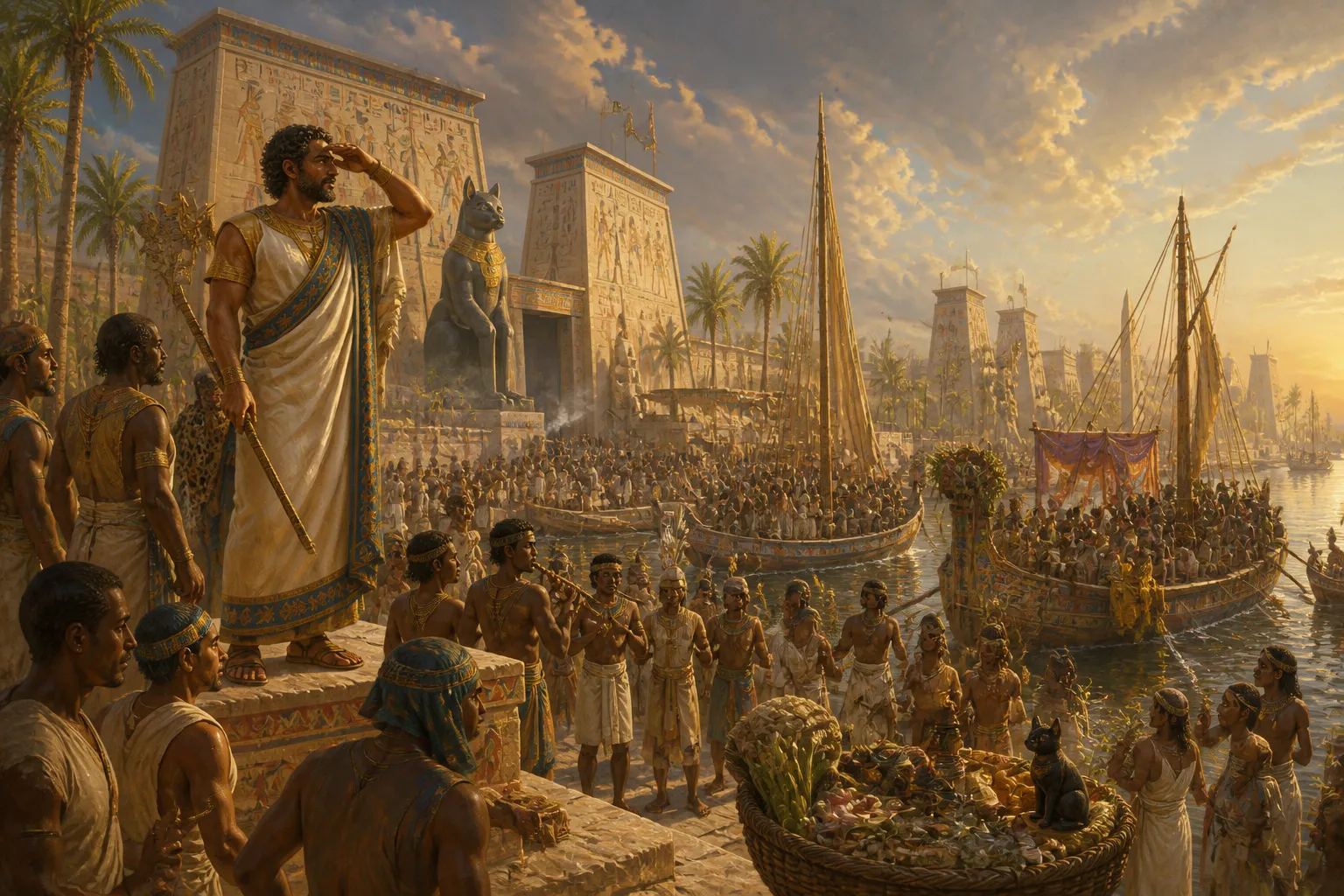 En las vastas llanuras del Delta del Nilo, la ciudad de Bubastis se alzaba como un faro de devoción a la diosa Bastet. Durante el Periodo Tardío, que abarcó… En las vastas llanuras del Delta del Nilo, la ciudad de Bubastis se alzaba como un faro de devoción a la diosa Bastet. Durante el Periodo Tardío, que abarcó…